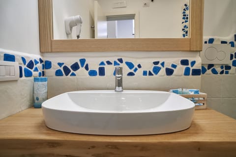 Shower, rainfall showerhead, hair dryer, bidet