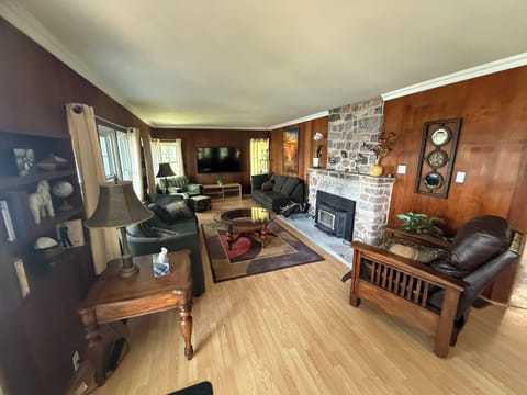 Back view of living room
