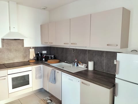 Family Apartment, 2 Bedrooms, Mobility Accessible | Private kitchen | Electric kettle