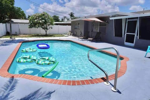Cool off after a day in the sun in the sparkling pool!