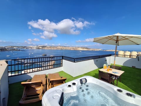 Private terrace on the roof accessible from building stairs