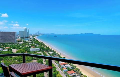 Relax on your private balcony with breathtaking beach views from sunrise to suns