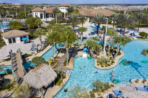 Outdoor pool, sun loungers, lifeguards on site
