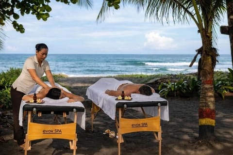 Hot stone massages, deep-tissue massages, beach massages