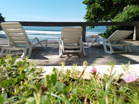 Beach nearby, black sand