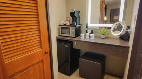 Free toiletries, hair dryer, towels