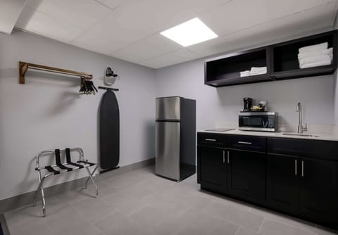 Microwave, coffee/tea maker