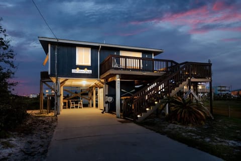 Nothing beats watching the sun dip below the horizon from your own private perch above the beach.