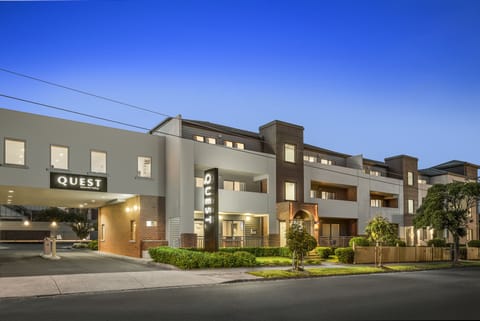 Front of property - evening/night
