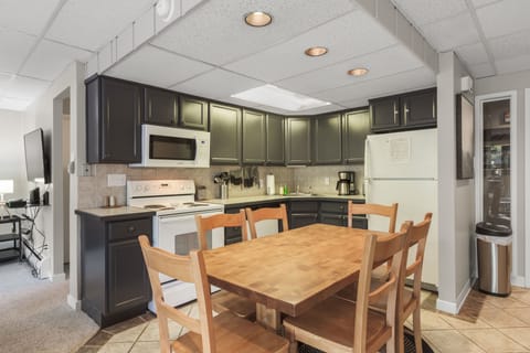 dining area and kitchen