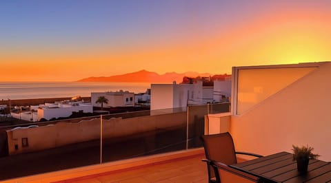 Patio,Sea view,Sunset