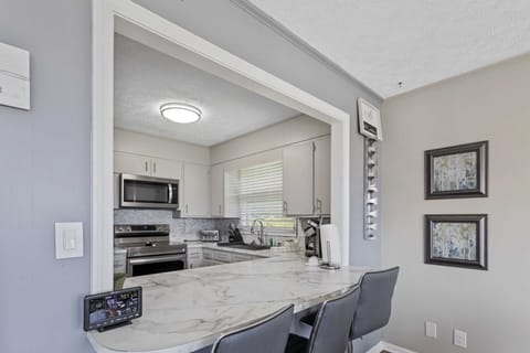 Pass-through (servery) Window from the Kitchen to the Dining Area