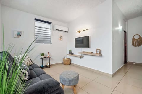 Happy vibes meets modern flair with this vacation home