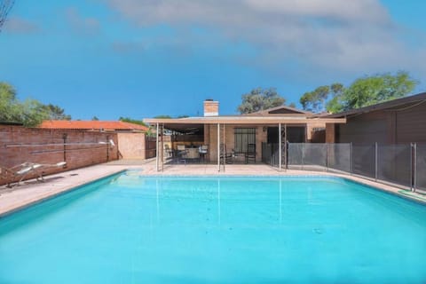 Cool off from the summer heat in our private pool equipped with a pool fence.