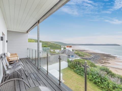 Balcony | Blue Horizon - Crows Nest, Mortehoe, near Woolacombe