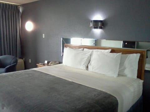 Deluxe Room, 1 King Bed | Blackout drapes, iron/ironing board, free cribs/infant beds, free WiFi