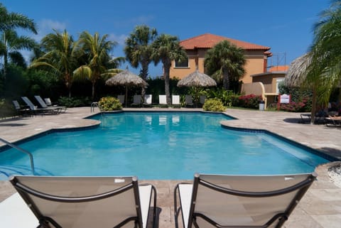 Experience ultimate comfort and luxury in our dreamy pool area.