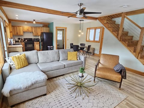 Stylishly designed, open concept main floor