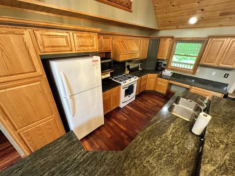 View of Fully Stocked Kitchen. 