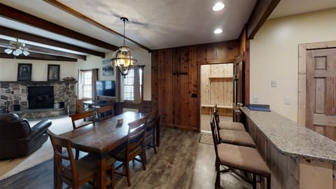 Indoors, Hardwood, Dining Room, Dining Table, Furniture