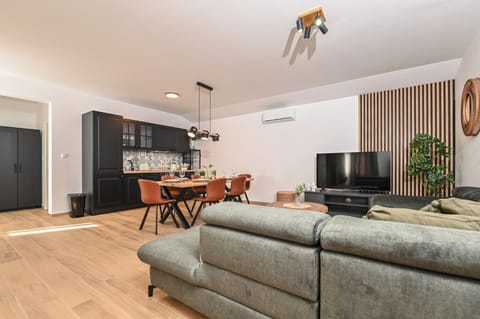 Villa, Private Pool | Living area | Flat-screen TV