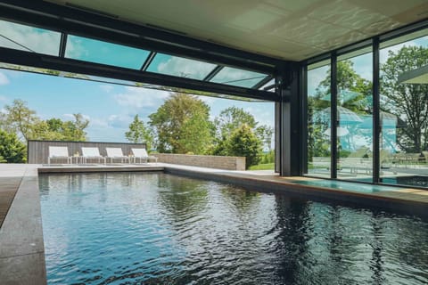 Indoor pool, outdoor pool, open 9:00 AM to 7:00 PM, free cabanas