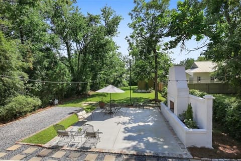 Back Patio from top of stairs off Kitchen/Great room
