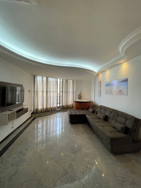 Family Apartment | Living area | 43-inch Smart TV with digital channels