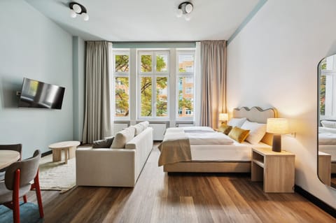 Comfort suite with sofa bed | Individually decorated, individually furnished, free WiFi, bed sheets