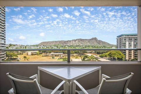Sip your morning coffee here while Diamond Head rises majestically in the distance—your private perch for unforgettable Hawaiian sunrises.