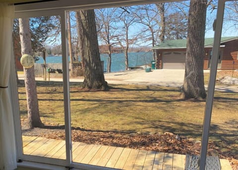 Waterfront and sunset view from the front of the cabin!!!