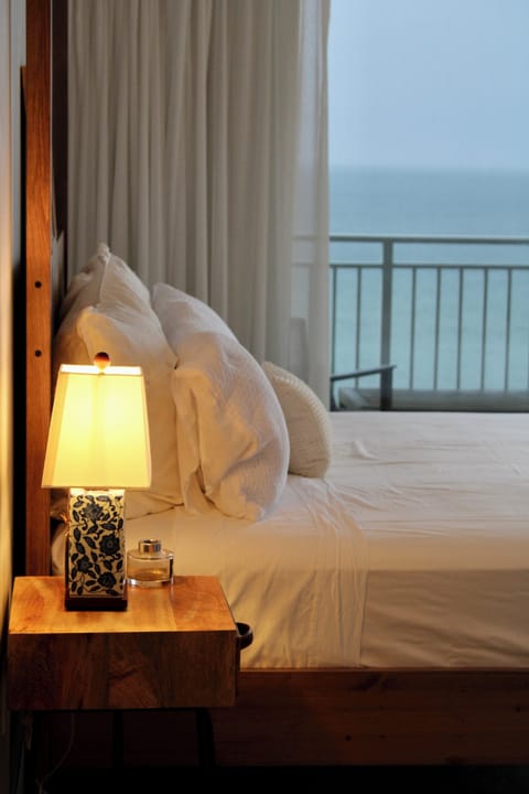 Master bedroom with ocean view