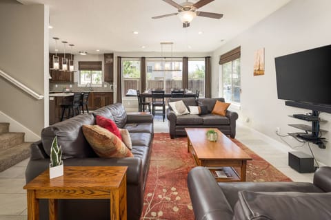 Luxury House, 3 Bedrooms, Patio, Mountain View | Living area | LED TV, Netflix, Hulu, streaming services