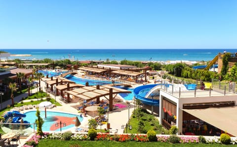 Indoor pool, 2 outdoor pools, pool umbrellas, sun loungers