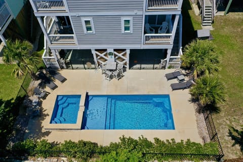 Relax and enjoy the semi-private pool area!