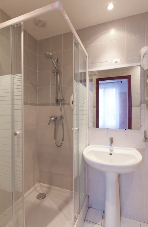 Hair dryer, bathrobes, towels