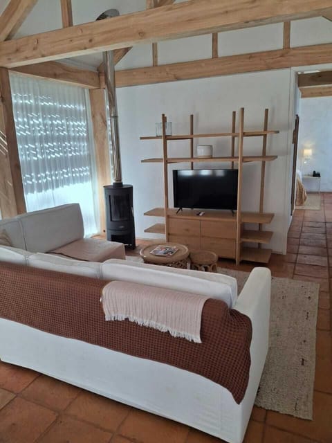 Luxury Villa | Living area | 50-inch Smart TV with digital channels, Netflix, books