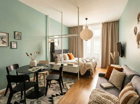 Apartment with queen size bed and sofa bed for up to 4 people