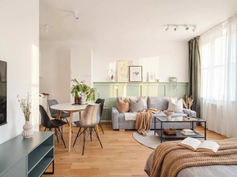 In the second bedroom there is queen size bed as well as kitchen and dinning area