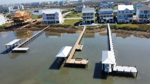 Recently completed pier