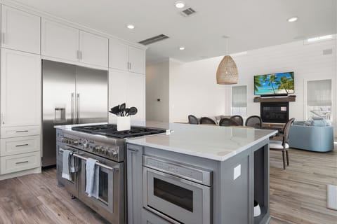 Cook family meals in this spacious kitchen.