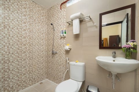 Superior Double Room | Bathroom | Shower, towels, soap, shampoo