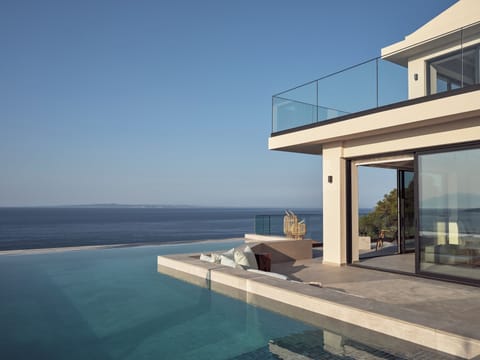 The property’s infinity pool, is one of the finest locations in Zante.