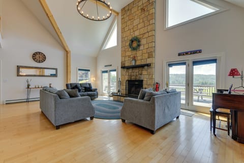 Calais Vacation Rental | 8BR | 6BA | 7,500 Sq Ft | Stairs Required