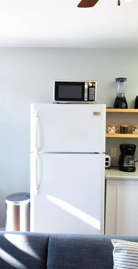 Refrigerator and microwave oven