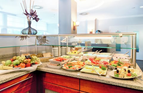 Daily buffet breakfast for a fee