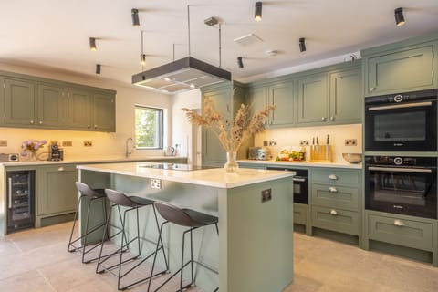 Ground floor: A smart fully fitted kitchen