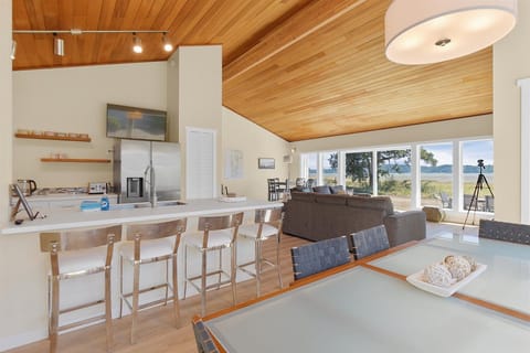 On the Bay has an open floor plan that creates a sense of space and togetherness.