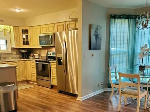 Kitchen open to the living area
