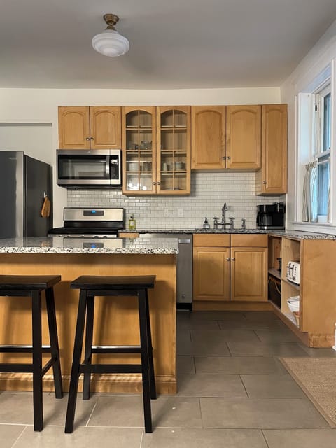 Fully stocked kitchen ready for a gourmet meal! Plus... waffle maker!